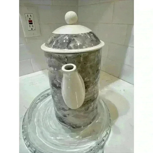 RAVENNA Villeroy & Boch Coffee/Tea Pot 7.5" tall made in Luxembourg Pre-Owned - Picture 7 of 12